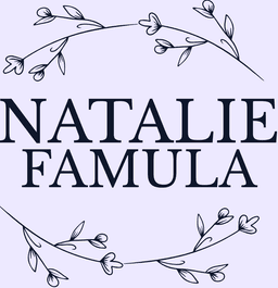 Natalie Famula floral logo